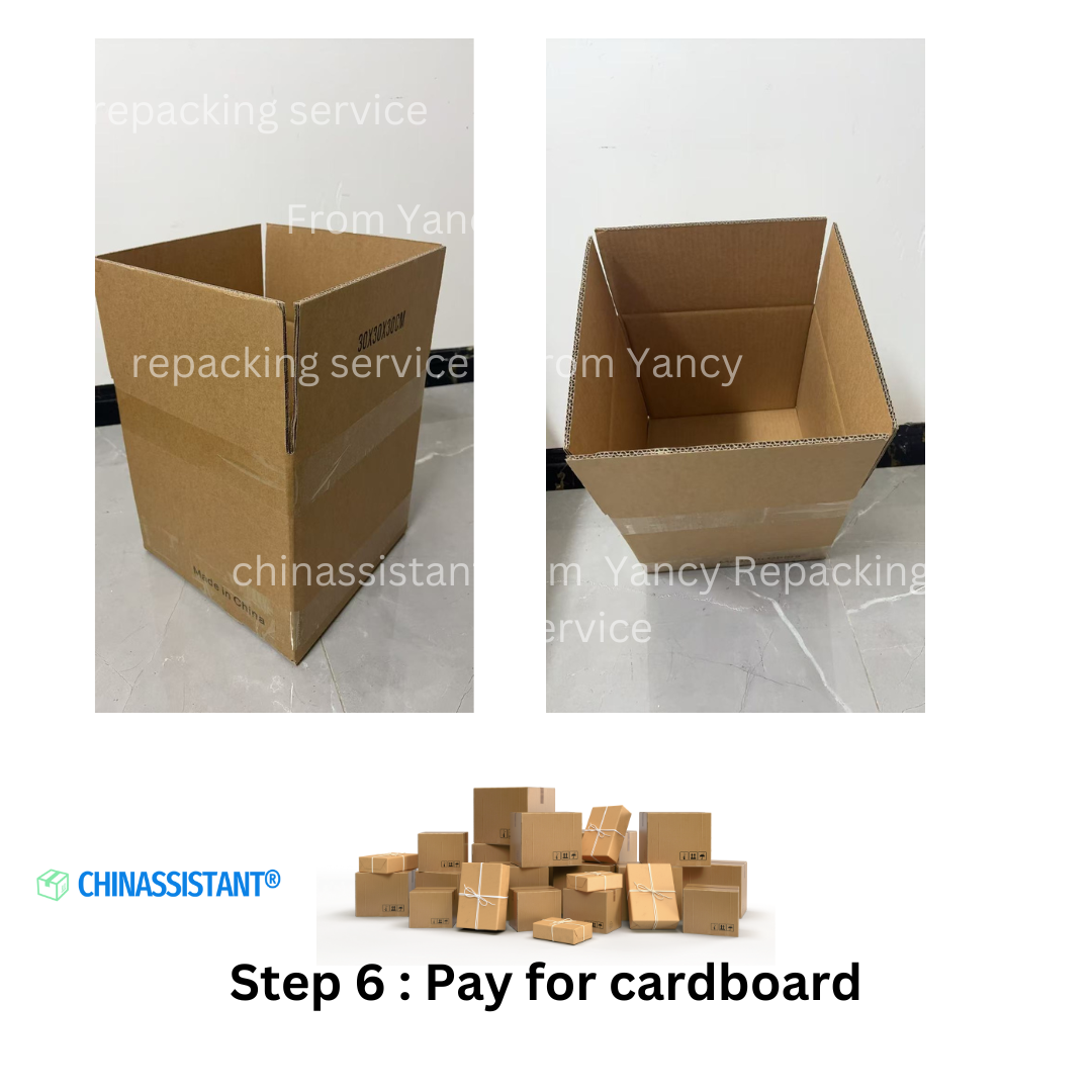 how much does it cost for china repacking service