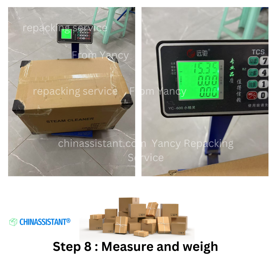 how much does it cost for china repacking service