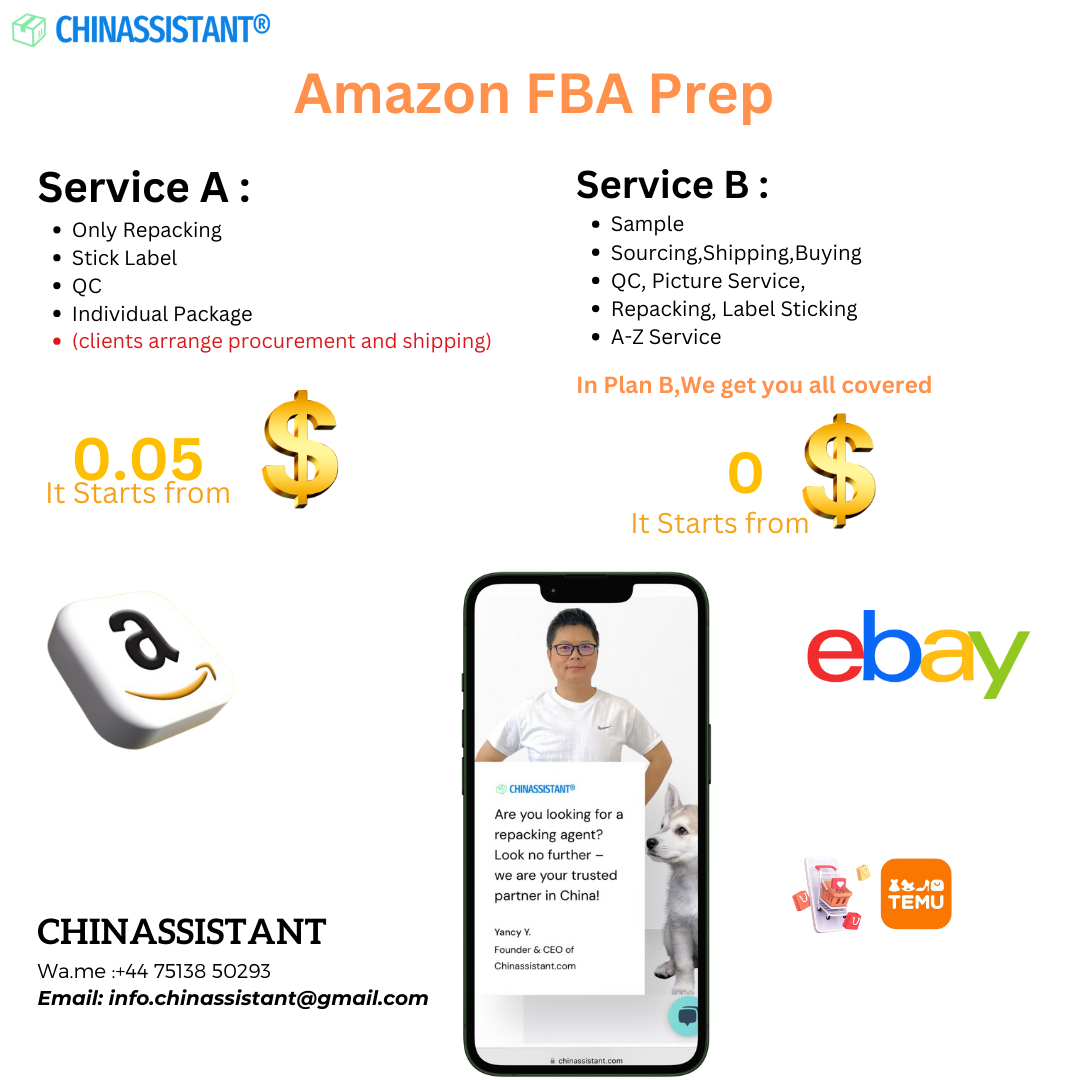 China Amazon FBA Prep Pricing and Service