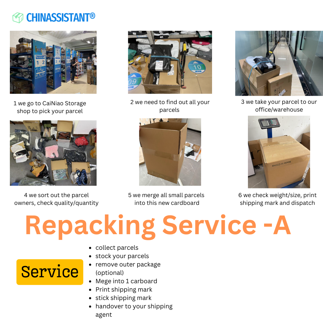 China repacking service Chinassistant